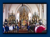 der feierliche Gottesdienst in der Haager Pfarrkirche